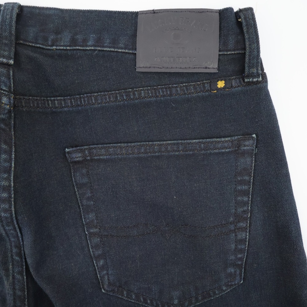 Lucky Brand 410 Athletic Fit Jeans Dark Wash Mens 33x32 (measures 31")
